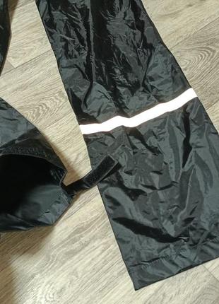 Штаны дождевики xl размер водонепроницаемые черные6 фото
