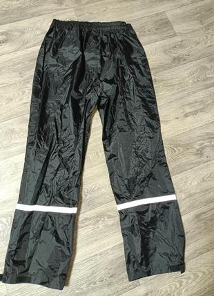 Штаны дождевики xl размер водонепроницаемые черные7 фото