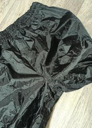 Штаны дождевики xl размер водонепроницаемые черные8 фото