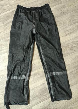 Штаны дождевики xl размер водонепроницаемые черные9 фото