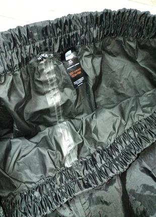 Штаны дождевики xl размер водонепроницаемые черные10 фото
