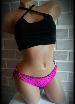 Яскравий купальник, купальник топ. яскраве парео у подарунок.