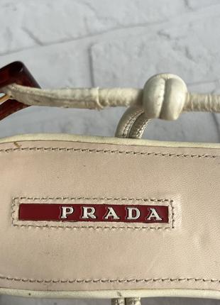 Босоножки prada sandals 40 прада босоножки сандалии оригинал5 фото