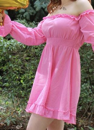 Платье розового цвета.1 фото