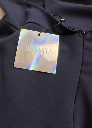 Неперевершена довга вечірня сукня з відкритою спиною та розрізом missguided8 фото