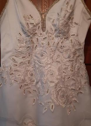 Славное свадебное платье2 фото
