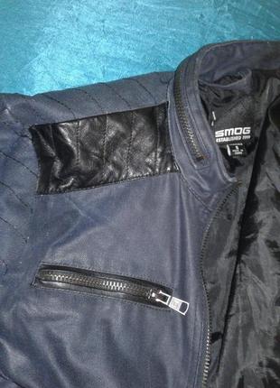 Темно-джинсова куртка smog4 фото