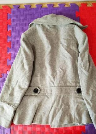 Двубортное пальто marks &amp; spenser с хорошим составом2 фото
