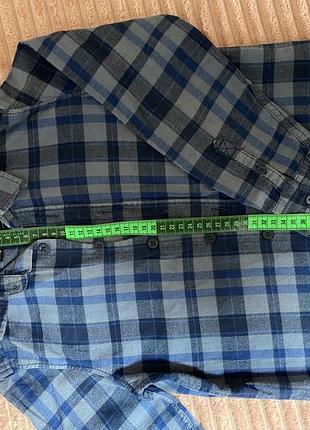 Рубашка в клетку 7-8 л 3