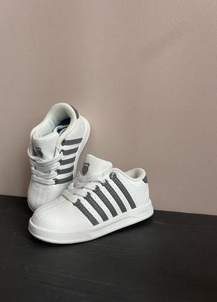 Кожаные кеды adidas, k-swiss размер 23,5