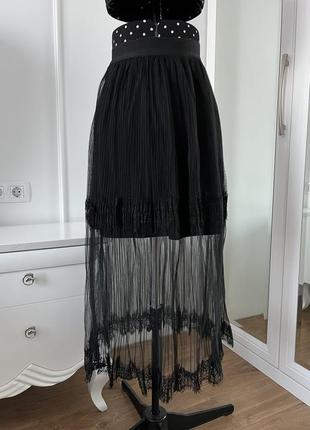 Плиссированная юбка итилийского бренда to be3 фото
