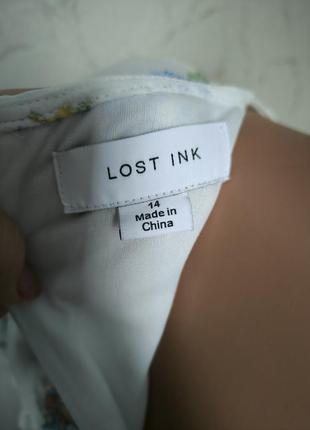 Платье длинное макси шифон белое с вышивкой,50 р7 фото