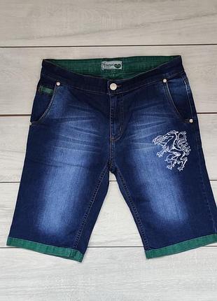 Качественные базовые джинсовые шорты hoamat  пояс 41 см
