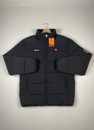 Куртка ellesse nebula padded jacket оригинал пуховик мужской черный на зиму shr12789