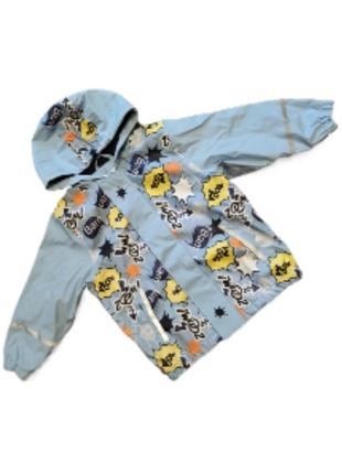 Куртка дождевик lupulu на мальчика 2-4 года3 фото