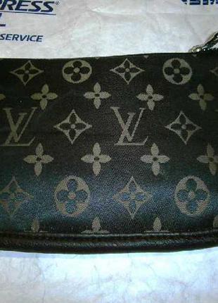 Hand made satin monogram canvas accessories клатч