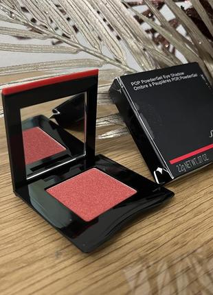 Оригінал shiseido pop eyeshadow powder gel тіні для повік 06 vivivi orange1 фото