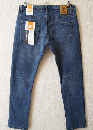 Мужские джинсы timeberland, синего цвета4 фото