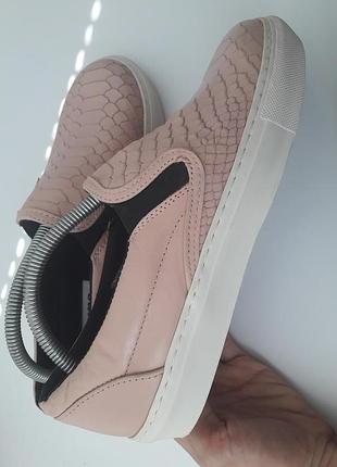 Мокасины dune 38-38.5р. кожа