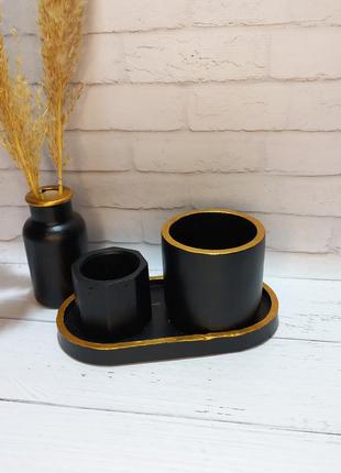 Гіпсові вироби, кашпо із гіпса, ваза із гіпса, кашпо для свічок