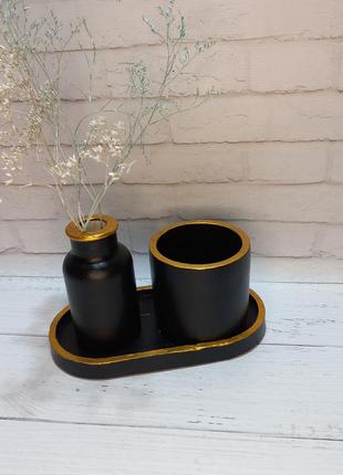 Гіпсові вироби, кашпо із гіпса, ваза із гіпса, кашпо для свічок