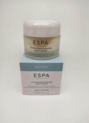 Насичений зволожуючий крем для відновлення та пом'якшення espa 24-hour replenishing moisturiser