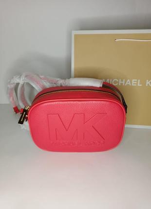 Сумка через плечо шкіряна michael kors