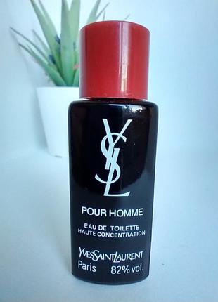 Миниатюра yves saint laurent pour homme haute concentration 7мл. оригинал