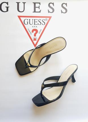 Черые босоножки бренд guess американский размер 7 и 8