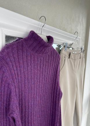 Scapa теплый свитер из мохера с высоким горлом7 фото