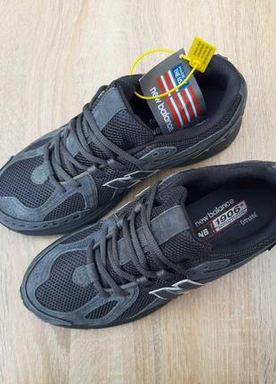 Кроссовки мужские new balance 1906r темно серые6 фото