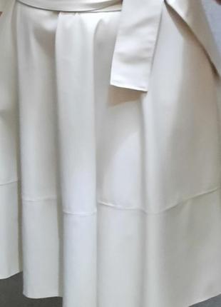 Платье из экокожи.