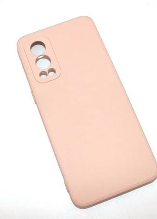 Чохол fiji soft для oneplus nord 2 5g силікон бампер світло-рожевий