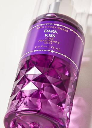 Спрей для тіла dark kiss bath and body works