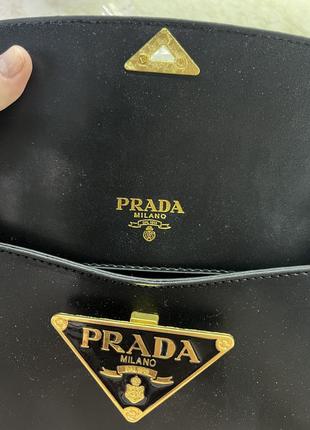 Сумка prada чорного кольору7 фото