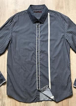 Мужская рубашка с длинным рукавом в полоску levis xl