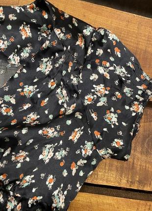 Жіноча блуза у квітковий принт atmosphere (атмосфера лрр ідеал оригінал різнокольорова)5 фото