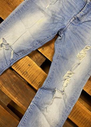 Женские джинсы (штаны, брюки) denim co (деним ко хлрр идеал оригинал бело-голубые)8 фото