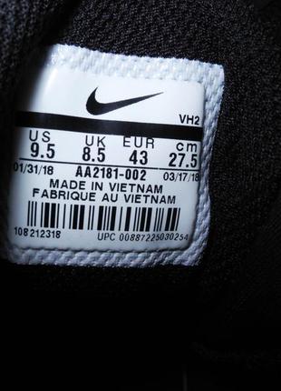 Кроссовки черные date nike viale black mens sneakers aa2181-0028 фото