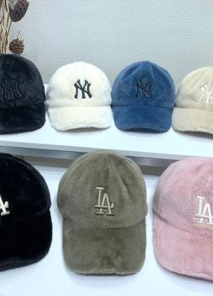 Зимняя кепка бейсболка los angeles la mlb оригинал2 фото