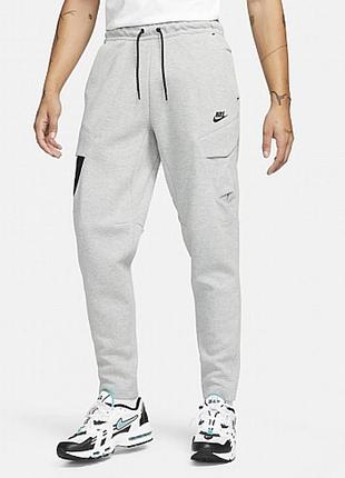 Штани спортивні сірі nike tch flc розмір s