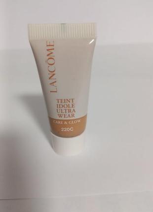 Lancome teint idole ultra wear care &amp; glow foundation. тональная основа.1 фото