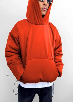 Куртка анорак утеплена помаранчева