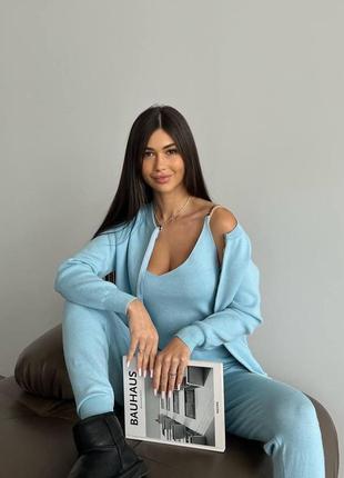 Костюм тройка трикотаж