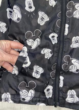 Легкая куртка, ветровка на флисе mickey mouse от george, 2-3 года4 фото