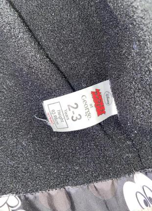 Легкая куртка, ветровка на флисе mickey mouse от george, 2-3 года7 фото