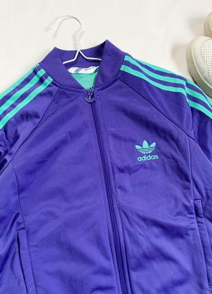 Бомбер, олімпійка, кофта, укороченная, оригінал, адідас, adidas3 фото