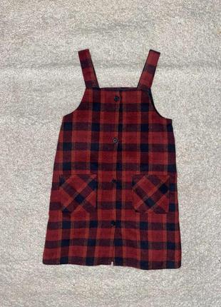 Теплий дуже гарний сарафан на 6-7 рочки f&f