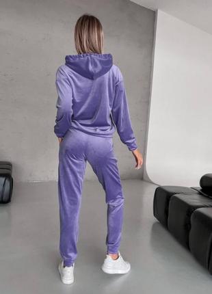 Фіолетовий спортивний костюм3 фото