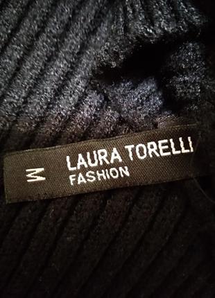 Шикарное вязанное платье с объемными рукавами от laura torelli6 фото